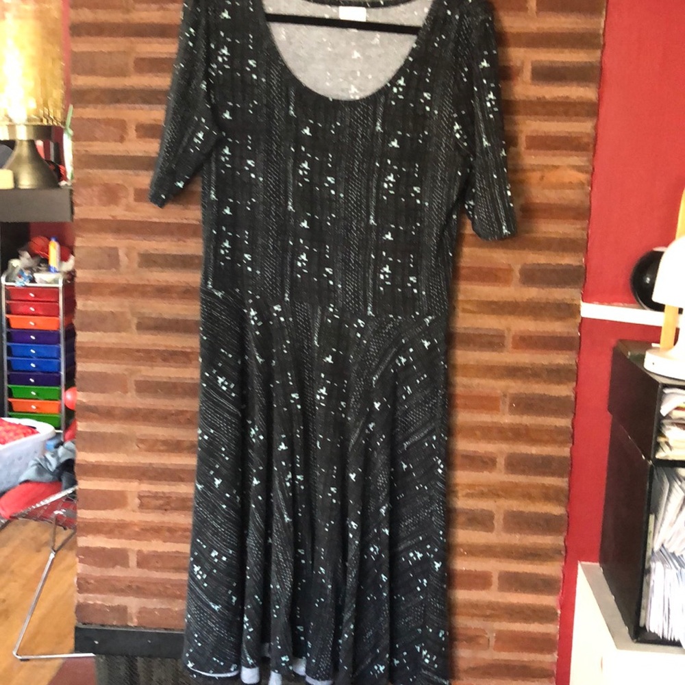 Black and Mint Nicole dress. NWOT.